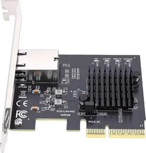 PCIe 10Gbps Ethernet Network Card, High Speed RTL8127AT Controller Gigabit Adapter for Desktop Server PC NAS PCIe 10Gbps Ethernet Network Card, High Speed RTL8127AT Controller Gigabit Adapter for Desktop Server PC NAS