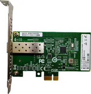 Generic 1000Base-SX-LX PCIe X1 SFP Port Network Interface Card (1 x SFP) Generic 1000Base-SX-LX PCIe X1 SFP Port Network Interface Card (1 x SFP)