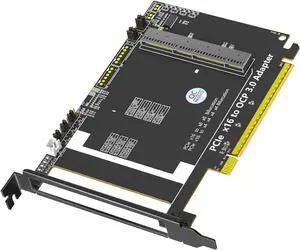 Fast Speed PCIe 5.0 X16 to OCP NIC3.0 Adapter Card for 25G 100Gbps Ethernet Efficient Networking Fast Speed PCIe 5.0 X16 to OCP NIC3.0 Adapter Card for 25G 100Gbps Ethernet Efficient Networking