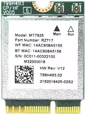 WiFi 7 Wireless Card,MT7925 WiFi 7 Wireless Network Card,Dual Band Wireless-AC MT7925 PCIe WiFi Adapter,802.11n/802.11ax/802.11a/g, 802.11ac, Onesize WiFi 7 Wireless Card,MT7925 WiFi 7 Wireless Network Card,Dual Band Wireless-AC MT7925 PCIe WiFi Adapter,802.11n/802.11ax/802.11a/g, 802.11ac, Onesize