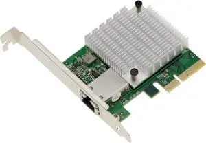 KALEA-INFORMATIQUE PCIe 4.0 10 Gigabit Ethernet 1 Port RJ45 10G Network Controller Card with AQUANTIA AQC113C-B1 Chipset Low and High Profile KALEA-INFORMATIQUE PCIe 4.0 10 Gigabit Ethernet 1 Port RJ45 10G Network Controller Card with AQUANTIA AQC113C-B1 Chipset Low and High Profile