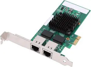 Cuifati Gigabit PCIe Network Card, Dual RJ45 Ports with 82571 Controller, Supports 10/100/1000Mbps for Linux Cuifati Gigabit PCIe Network Card, Dual RJ45 Ports with 82571 Controller, Supports 10/100/1000Mbps for Linux