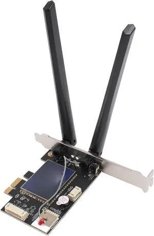 PCIe Network Adapter, Dual Band 2.4G 150Mbps 5G 433Mbps Network Adapter, Support APP Control, AC600Mbps, BT4.0, PCIe Card for Computer PCIe Network Adapter, Dual Band 2.4G 150Mbps 5G 433Mbps Network Adapter, Support APP Control, AC600Mbps, BT4.0, PCIe Card for Computer