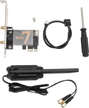 Cryfokt 8774Mbps PCIE WiFi Card, Three Band Wireless Network Card with MU MIMO, 12DB Antenna for Desktop, Bluetooth 5.4 Cryfokt 8774Mbps PCIE WiFi Card, Three Band Wireless Network Card with MU MIMO, 12DB Antenna for Desktop, Bluetooth 5.4
