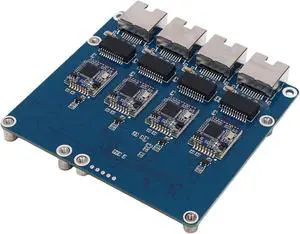 PCIe to 4 2.5G ETH Board, 10 100 1000 2500Mbps, Plug & Play, Quad Port, Multi Gigabit Network Card, PCI Express Ethernet Expansion Card PCIe to 4 2.5G ETH Board, 10 100 1000 2500Mbps, Plug & Play, Quad Port, Multi Gigabit Network Card, PCI Express Ethernet Expansion Card