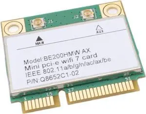 For Linux, for Chrome OS PC Network Card with BT 5.4 Module, Mini PCI E 7 Card 8,774Mbps Band(No Antenna) For Linux, for Chrome OS PC Network Card with BT 5.4 Module, Mini PCI E 7 Card 8,774Mbps Band(No Antenna)