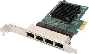 NA8111 T4 4-Port Gigabit Ethernet PCIe X1 Network Card with RTL8111 Chip for Windows Server, Stable Low Power NA8111 T4 4-Port Gigabit Ethernet PCIe X1 Network Card with RTL8111 Chip for Windows Server, Stable Low Power