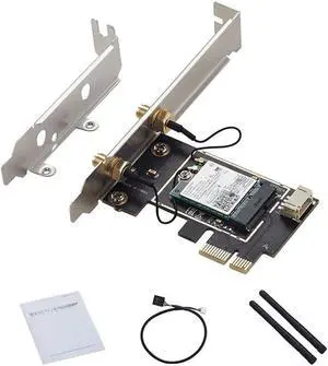 BE200 WiFi 7 Network Card 5G/6G PCI 4.0 X1 Wireless Bluetooth BT5.4 802.11AX Tri-Band 8774Mb for WIN10/11 BE200 WiFi 7 Network Card 5G/6G PCI 4.0 X1 Wireless Bluetooth BT5.4 802.11AX Tri-Band 8774Mb for WIN10/11