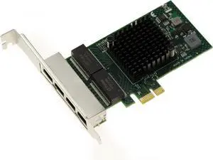 KALEA-INFORMATIQUE PCIe 1x Quad LAN GIGABIT ETHERNET RJ45 10 100 1000Mb 1G - BroadCom BCM5719 - Low and High Profile KALEA-INFORMATIQUE PCIe 1x Quad LAN GIGABIT ETHERNET RJ45 10 100 1000Mb 1G - BroadCom BCM5719 - Low and High Profile