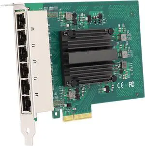 1000Mbps High Speed Transmission PCIe Gigabit Network Card for Desktop Server with 6 RJ45 Ports 1000Mbps High Speed Transmission PCIe Gigabit Network Card for Desktop Server with 6 RJ45 Ports