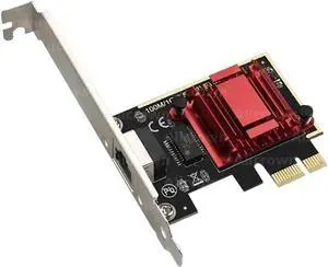 2500Mbps Pci-E to Rj45 Network Card Rtl8125B Chip 100/1000Mbps Gigabit Ethernet Wired LAN Controller Adapter for Win7/8/10/11 2500Mbps Pci-E to Rj45 Network Card Rtl8125B Chip 100/1000Mbps Gigabit Ethernet Wired LAN Controller Adapter for Win7/8/10/11