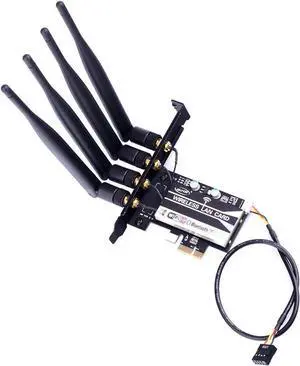 HUYUN BCM94360CD 1300M WiFi &Bluetooth 4.0 Desktop PCI E 1X Adapter Hackintosh Mac OS HUYUN BCM94360CD 1300M WiFi &Bluetooth 4.0 Desktop PCI E 1X Adapter Hackintosh Mac OS