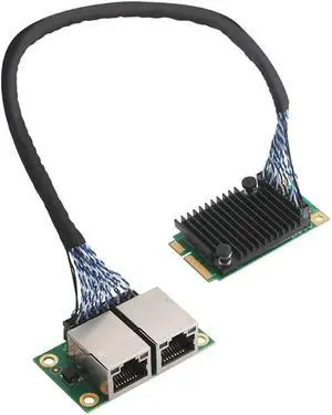 2 * 1000Mbps PCIe Network Card with Inte I210AT GbE Chip, Gigabit Network Adapter,2L-EXT mini PCIe Network Card Expansion Card 2 * 1000Mbps PCIe Network Card with Inte I210AT GbE Chip, Gigabit Network Adapter,2L-EXT mini PCIe Network Card Expansion Card
