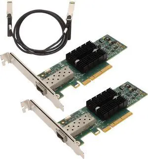 Brilluxa Network Card, Internal Networking Cards, 2PCS MNPA19 XTR 10Gb SFP PCIE Network Card with 3.28ft Conversion Cable, PCIE Network Adapter for Windows, PC Networking Brilluxa Network Card, Internal Networking Cards, 2PCS MNPA19 XTR 10Gb SFP PCIE Network Card with 3.28ft Conversion Cable, PCIE Network Adapter for Windows, PC Networking
