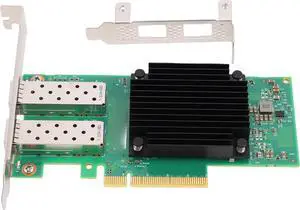 EBTOOLS 2 Port PCIe Network Card, 1G/10G/25Gbps, 2X 25G SFP28 Ports, PCIe v3.0, 5 EN Chip, 5 Controller, with Short Bracket, for Desktop EBTOOLS 2 Port PCIe Network Card, 1G/10G/25Gbps, 2X 25G SFP28 Ports, PCIe v3.0, 5 EN Chip, 5 Controller, with Short Bracket, for Desktop