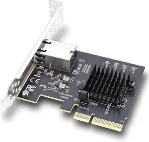 Zunate PCIe 4X Gigabit Network Card, 10Gbps Ethernet Adapter with RTL8127AT Chip, for Desktop Server PC NAS 10 11 Zunate PCIe 4X Gigabit Network Card, 10Gbps Ethernet Adapter with RTL8127AT Chip, for Desktop Server PC NAS 10 11