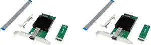 2X Server Network Card M.2 B+M Key 8-Channel Single-Port 10GbE Ethernet NIC Network Card for Win10 Freebsd Linux 2X Server Network Card M.2 B+M Key 8-Channel Single-Port 10GbE Ethernet NIC Network Card for Win10 Freebsd Linux
