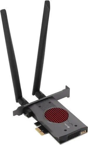 BE200 PCIe Card, 8774Mbps Tri Band 2.4G / 5G / 6G Network Card, Bluetooth 5.4 Network Card Adapter with 2 Antennae for / 11 Linux BE200 PCIe Card, 8774Mbps Tri Band 2.4G / 5G / 6G Network Card, Bluetooth 5.4 Network Card Adapter with 2 Antennae for / 11 Linux