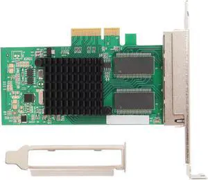 4 Ports PCIe Network Card, Gigabit Ethernet Card for Server Desktop Computer, PCI 2.0 5 GTs RJ45 Network A with Bracket, Supports 7/8/10, BSD, 4 Ports PCIe Network Card, Gigabit Ethernet Card for Server Desktop Computer, PCI 2.0 5 GTs RJ45 Network A with Bracket, Supports 7/8/10, BSD,
