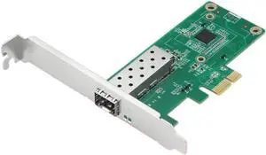 Network Interface Card (NIC) for Server/Desktop Systems, Fiber Optic NIC, 1000Mbps Gigabit Ethernet, Supports I210 chip, x1 Interface. Network Interface Card (NIC) for Server/Desktop Systems, Fiber Optic NIC, 1000Mbps Gigabit Ethernet, Supports I210 chip, x1 Interface.