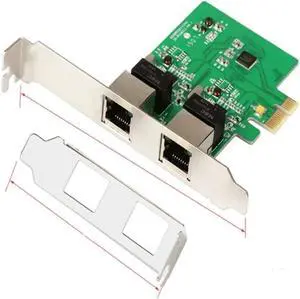 PCI-Dual Gigabit Ethernet Controller Card, RTL8111 Chipset, Supports 10/100/1000M in Low Profile Bracket PCI-Dual Gigabit Ethernet Controller Card, RTL8111 Chipset, Supports 10/100/1000M in Low Profile Bracket