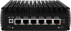CWWK N5105 Soft Routing Six Network Port i226 Network Card DDR4 Dual Memory/M.2 NVMe Solid State /4 USB/RS232 Serial Port (Barebone) CWWK N5105 Soft Routing Six Network Port i226 Network Card DDR4 Dual Memory/M.2 NVMe Solid State /4 USB/RS232 Serial Port (Barebone)