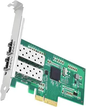 General Purpose Dual-Port Gigabit Ethernet Card PCIe x4, 1000Mbps Fiber Optic Network Adapter with I350 Controller General Purpose Dual-Port Gigabit Ethernet Card PCIe x4, 1000Mbps Fiber Optic Network Adapter with I350 Controller