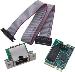 2.5Gb Ethernet LAN Card M2 A/E to RJ45 COM Port Network Adapter M.2 A+E Key RTL8125BG Chip 2.5G/1G/100Mbps Gigabit Network Card 2.5Gb Ethernet LAN Card M2 A/E to RJ45 COM Port Network Adapter M.2 A+E Key RTL8125BG Chip 2.5G/1G/100Mbps Gigabit Network Card
