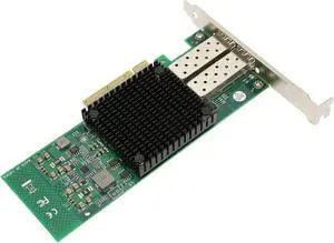 Dual Port SFP Server Nic, 82599Es Chip 10G Network Controller, Flexible Network Optimization, 10 Gigabit Ethernet 10,000MBps Transfer Rate, Power Saving Design PCIEx8 Dual Port SFP Server Nic, 82599Es Chip 10G Network Controller, Flexible Network Optimization, 10 Gigabit Ethernet 10,000MBps Transfer Rate, Power Saving Design PCIEx8