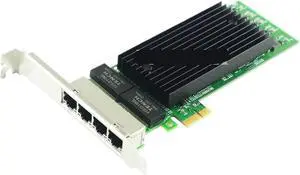 4 Port PCIE X1 1000M PCIe Gigabit Ethernet Quad Ports RJ45 Network Card Chip for 82576 LAN Card 4 Port PCIE X1 1000M PCIe Gigabit Ethernet Quad Ports RJ45 Network Card Chip for 82576 LAN Card