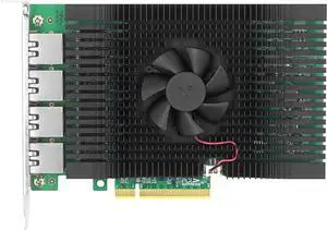 A PCIe3.0 x8 Quad Port 10G Ethernet Network Adapter for Industrial Field Vision Inspection Equipment, Vision Field Clients (Based on AQC113) A PCIe3.0 x8 Quad Port 10G Ethernet Network Adapter for Industrial Field Vision Inspection Equipment, Vision Field Clients (Based on AQC113)