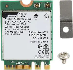 Wireless Card, Supports Wi Fi 6e Three Frequencies, PCB Circuitry Module Board for Windows 10 11, Linux, Chrome OS Wireless Card, Supports Wi Fi 6e Three Frequencies, PCB Circuitry Module Board for Windows 10 11, Linux, Chrome OS