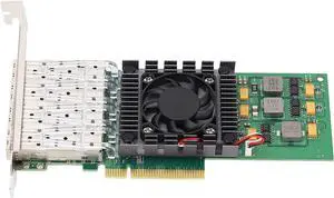 10Gbps PCIe X8 Server Network Card with Quad SFP28 LC Fiber Port, BCM57840 Chipset, LED Indicator, Independent IP Setting, Server, SUSE, for 10Gbps PCIe X8 Server Network Card with Quad SFP28 LC Fiber Port, BCM57840 Chipset, LED Indicator, Independent IP Setting, Server, SUSE, for