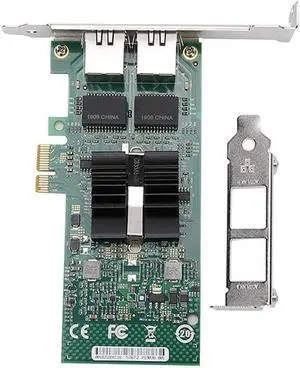 82576 T2 Dual Port Gigabit PCI E Network Adapter Card, 1000Mbps Server NIC with LED, for Desktop Virtualization High Performance Servers 82576 T2 Dual Port Gigabit PCI E Network Adapter Card, 1000Mbps Server NIC with LED, for Desktop Virtualization High Performance Servers