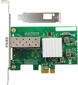 Gigabit Ethernet Converged Network Adapter 82576 Chip, PCI-Ex1 Single Port Fiber Optic NA82576-1SFP Gigabit Ethernet Converged Network Adapter 82576 Chip, PCI-Ex1 Single Port Fiber Optic NA82576-1SFP