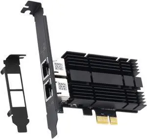 2500Mbps PCI-E to RJ45 Network Card PCI WLAN Adaptier Desktop Dual Ports for IntteI I226 Gigabit Ethernet Rj45 Replacement for OEM 2500Mbps PCI-E to RJ45 Network Card PCI WLAN Adaptier Desktop Dual Ports for IntteI I226 Gigabit Ethernet Rj45 Replacement for OEM