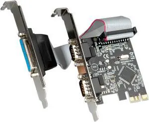 Value | PCI-Express Adapter | 2X Serial RS232 D-Sub 9 + 1x Parallel EPP/ECP Ports Value | PCI-Express Adapter | 2X Serial RS232 D-Sub 9 + 1x Parallel EPP/ECP Ports