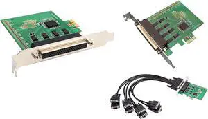KALEA-INFORMATIQUE 8 UART RS232 COM Ports PCIE Controller Card - XR17V358 EXAR Chipset - Linux - Windows XP/Vista/Seven/ 8/8.1/10 (32/64) KALEA-INFORMATIQUE 8 UART RS232 COM Ports PCIE Controller Card - XR17V358 EXAR Chipset - Linux - Windows XP/Vista/Seven/ 8/8.1/10 (32/64)