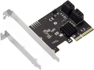 PCIe X4 to 4-Port SATA 6Gbps RAID Controller Card, 9236 Chip SATA3.0 Expansion Adapter Supports RAID 0/1/10 4 SATA III Hard Drive PCI Express Card PCIe X4 to 4-Port SATA 6Gbps RAID Controller Card, 9236 Chip SATA3.0 Expansion Adapter Supports RAID 0/1/10 4 SATA III Hard Drive PCI Express Card