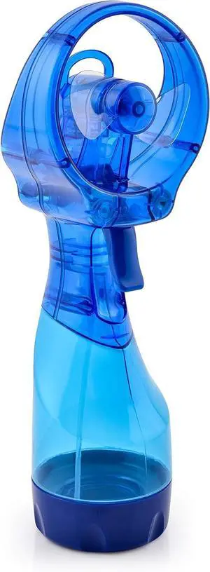 O2COOL Deluxe Handheld Battery Powered Water Misting Fan (Dark Blue) Batteries Included O2COOL Deluxe Handheld Battery Powered Water Misting Fan (Dark Blue) Batteries Included