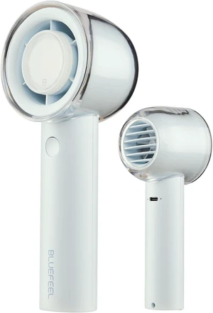Bluefeel Portable Handheld Turbo Fan, 5-Speed Mini Personal Fan with Adjustable Turbo Mode, 16H Max Cooling Time, and 3000mAh USB Rechargeable Battery for Travel/Outdoor/Home/Office (Soda White) Bluefeel Portable Handheld Turbo Fan, 5-Speed Mini Personal Fan with Adjustable Turbo Mode, 16H Max Cooling Time, and 3000mAh USB Rechargeable Battery for Travel/Outdoor/Home/Office (Soda White)