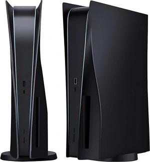 PS5 Console Replacement Shell, Megadream Hard ABS Shockproof Anti-Scratch Dustproof Case Cover Replace Faceplate Compatible with PlayStation 5 Disc Edition - Black PS5 Console Replacement Shell, Megadream Hard ABS Shockproof Anti-Scratch Dustproof Case Cover Replace Faceplate Compatible with PlayStation 5 Disc Edition - Black
