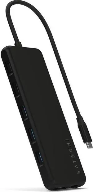 Satechi 13-in-1 USB-C Triple Display Multiport Adapter for Windows & Single Extended Display for Mac, 8K DP (Windows Only), Dual 4K HDMI, USB-A/C 10Gbps, 85W PD, Ethernet, Audio Satechi 13-in-1 USB-C Triple Display Multiport Adapter for Windows & Single Extended Display for Mac, 8K DP (Windows Only), Dual 4K HDMI, USB-A/C 10Gbps, 85W PD, Ethernet, Audio