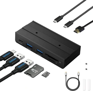 EJAY 7-in-1 Magnetic USB C Hub with 4K HDMI & 100W PD Charging, 10Gbps USB 3.0 Hub, 2 USB-A Ports, SD/TF Card Reader, Includes Sliding Rail for MacBook Pro/Air, Dell XPS, Laptop, Black EJAY 7-in-1 Magnetic USB C Hub with 4K HDMI & 100W PD Charging, 10Gbps USB 3.0 Hub, 2 USB-A Ports, SD/TF Card Reader, Includes Sliding Rail for MacBook Pro/Air, Dell XPS, Laptop, Black