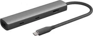 iCAN 6-in-1 USB C Hub Adapter 8K@60Hz HDMI, 2.5G Ethernet (RJ45), 10Gbps Data Transfer (2X USB-A, 1x USB-C Gen 2), 100W PD Charging, Aluminum Dock for MacBook Pro Dell XPS Gaming Laptop iCAN 6-in-1 USB C Hub Adapter 8K@60Hz HDMI, 2.5G Ethernet (RJ45), 10Gbps Data Transfer (2X USB-A, 1x USB-C Gen 2), 100W PD Charging, Aluminum Dock for MacBook Pro Dell XPS Gaming Laptop