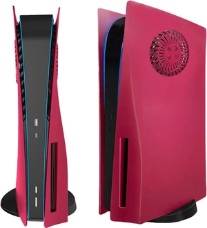 Replacement Faceplate Cover with Cooling Vent for PS5 Disc Edition Panels Case Cover Shell Skin Fit for PlayStation 5 Console (CD-ROM) Accessories - ABS, Shockproof, Dustproof & Anti-Scratch Plates Replacement Faceplate Cover with Cooling Vent for PS5 Disc Edition Panels Case Cover Shell Skin Fit for PlayStation 5 Console (CD-ROM) Accessories - ABS, Shockproof, Dustproof & Anti-Scratch Plates