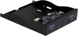 SEDNA USB 3.2 Gen II (10Gbps) 4 Port (2A2C) Internal Hub (Floppy Bay) with Type E Connector SEDNA USB 3.2 Gen II (10Gbps) 4 Port (2A2C) Internal Hub (Floppy Bay) with Type E Connector