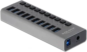 DELOCK EXTERNER SUPERSPEED USB HUB WITH 10 PUERTOS + INTERRUPTOR DELOCK EXTERNER SUPERSPEED USB HUB WITH 10 PUERTOS + INTERRUPTOR