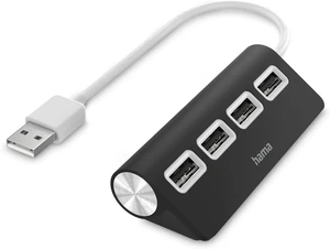 Hama 4-Port USB-A Hub (High-Speed Data Transfer, 4x USB-A for Mouse, Keyboard, External HDD, etc. Multiport Adapter, USB Adapter 4-in-1 for Office, Home Office and Travel) Black Hama 4-Port USB-A Hub (High-Speed Data Transfer, 4x USB-A for Mouse, Keyboard, External HDD, etc. Multiport Adapter, USB Adapter 4-in-1 for Office, Home Office and Travel) Black