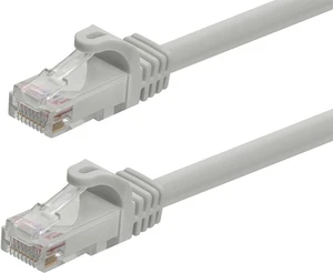 Monoprice Flexboot Cat6 Ethernet Patch Cable - Network Internet Cord - RJ45, Stranded, 550Mhz, UTP, Pure Bare Copper Wire, 24AWG, 100ft, Gray Monoprice Flexboot Cat6 Ethernet Patch Cable - Network Internet Cord - RJ45, Stranded, 550Mhz, UTP, Pure Bare Copper Wire, 24AWG, 100ft, Gray
